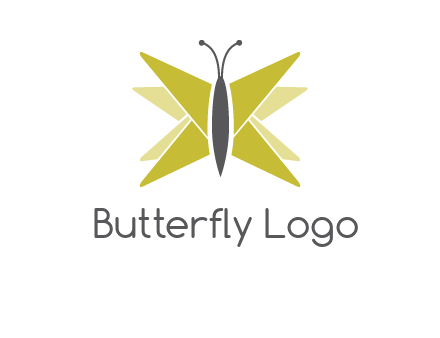 abstract moth logo