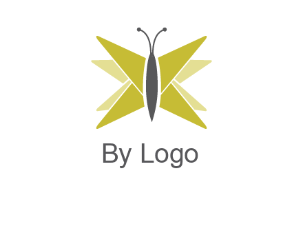 abstract moth logo