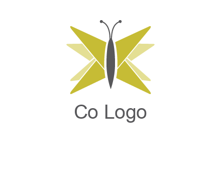 abstract moth logo