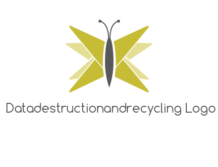 abstract moth logo