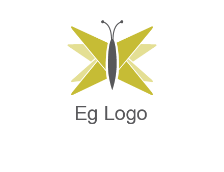 abstract moth logo