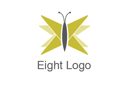 abstract moth logo