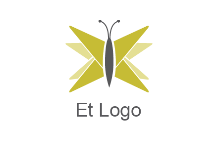 abstract moth logo