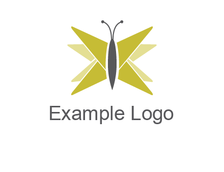 abstract moth logo