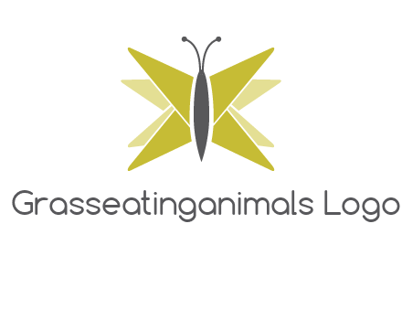 abstract moth logo