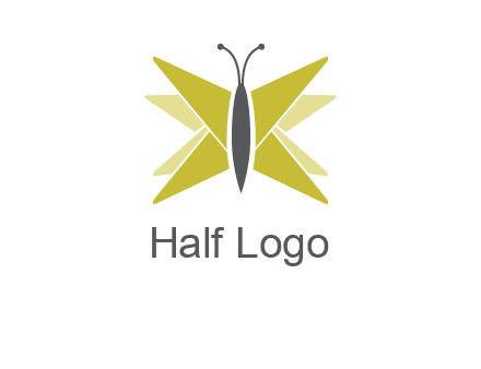 abstract moth logo