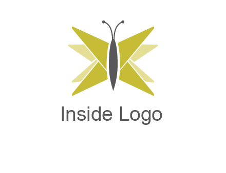 abstract moth logo