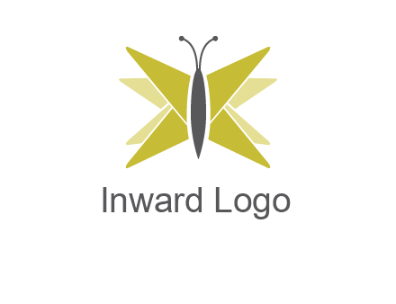 abstract moth logo