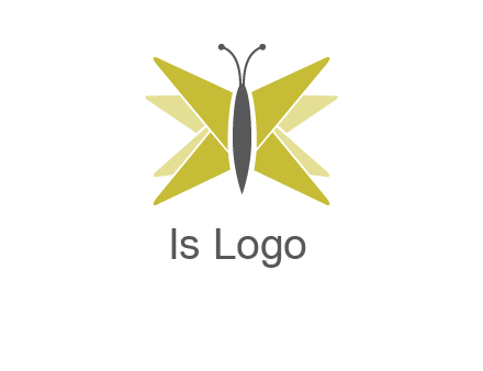 abstract moth logo