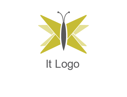 abstract moth logo