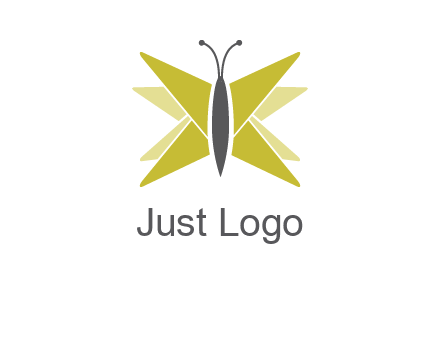 abstract moth logo