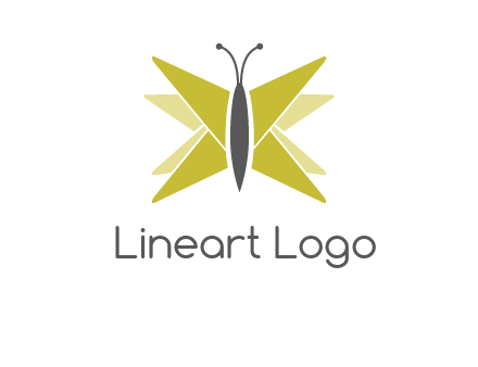 abstract moth logo
