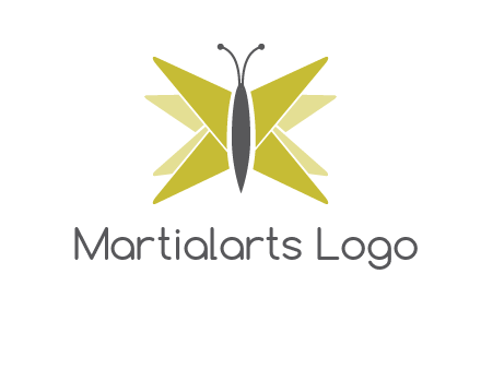 abstract moth logo