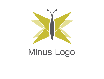 abstract moth logo