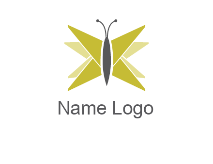 abstract moth logo