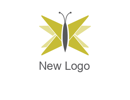 abstract moth logo