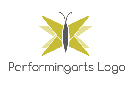abstract moth logo