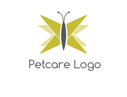 abstract moth logo