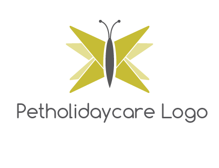 abstract moth logo