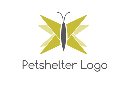 abstract moth logo