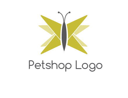 abstract moth logo