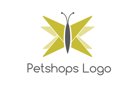 abstract moth logo