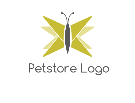 abstract moth logo
