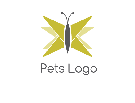 abstract moth logo