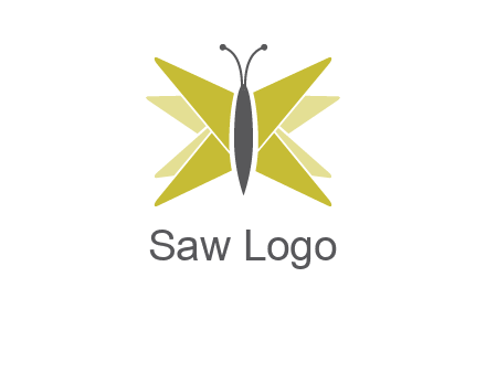 abstract moth logo
