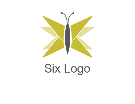 abstract moth logo