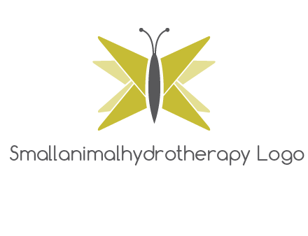 abstract moth logo