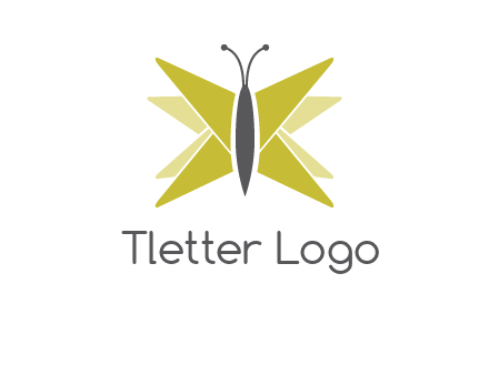 abstract moth logo