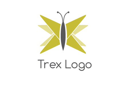 abstract moth logo