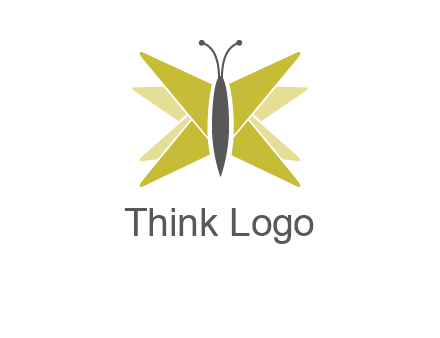 abstract moth logo