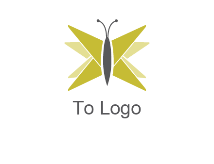 abstract moth logo