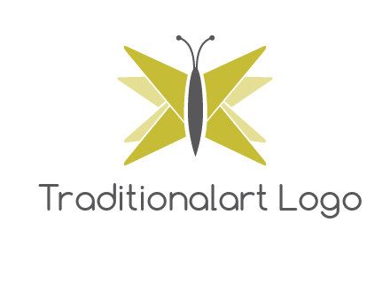 abstract moth logo