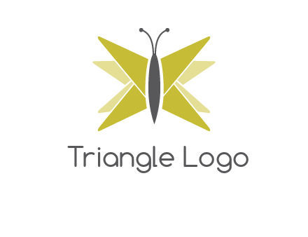 abstract moth logo
