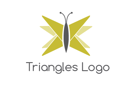 abstract moth logo