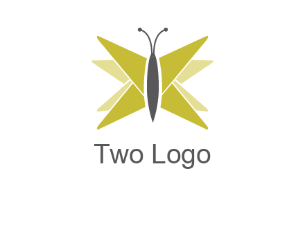 abstract moth logo