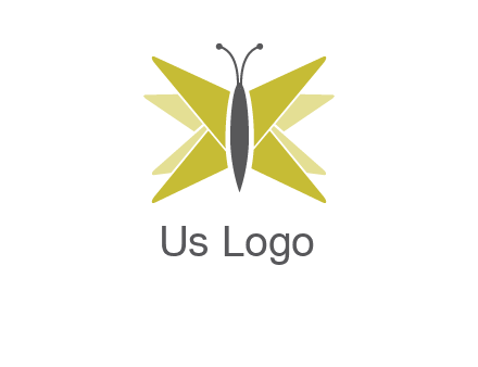 abstract moth logo