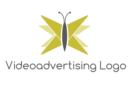 abstract moth logo