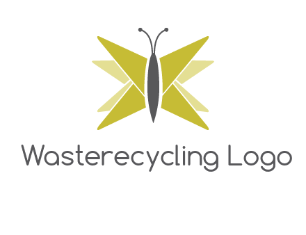 abstract moth logo