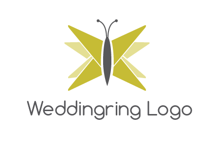 abstract moth logo