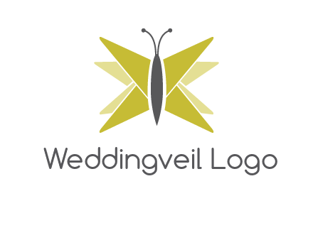 abstract moth logo