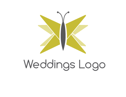abstract moth logo