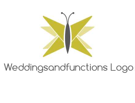 abstract moth logo