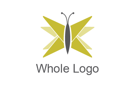 abstract moth logo