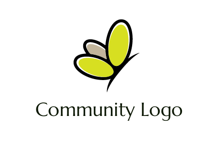 nails butterfly logo