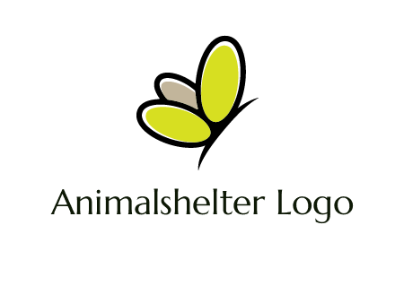 nails butterfly logo