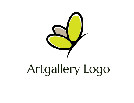 nails butterfly logo